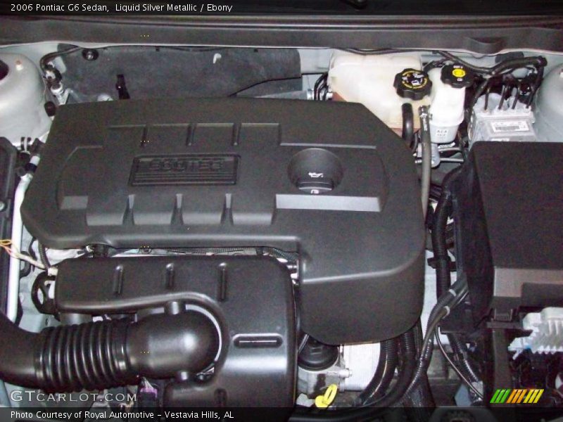 Liquid Silver Metallic / Ebony 2006 Pontiac G6 Sedan