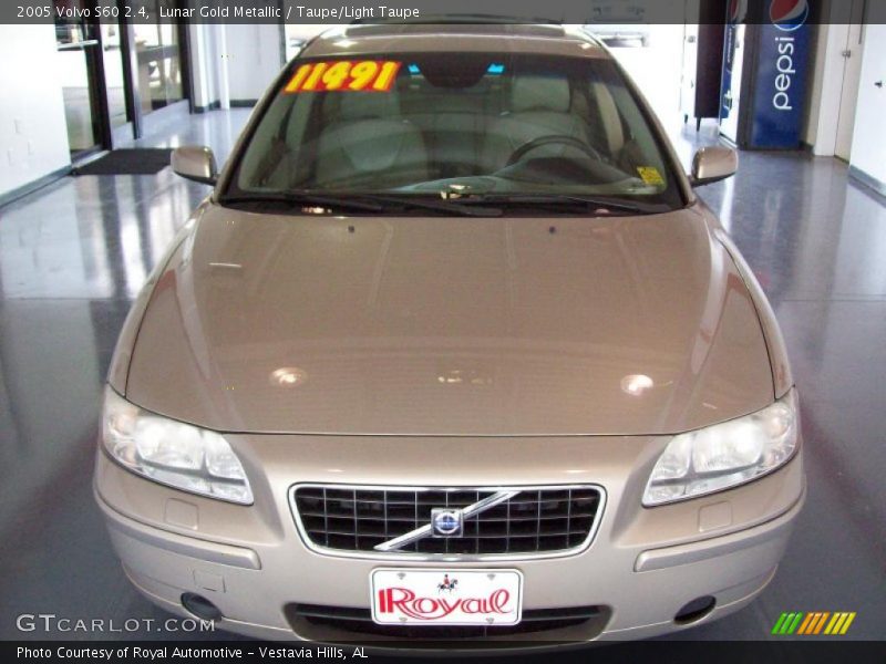 Lunar Gold Metallic / Taupe/Light Taupe 2005 Volvo S60 2.4
