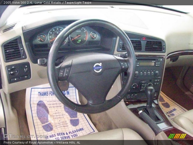 Lunar Gold Metallic / Taupe/Light Taupe 2005 Volvo S60 2.4