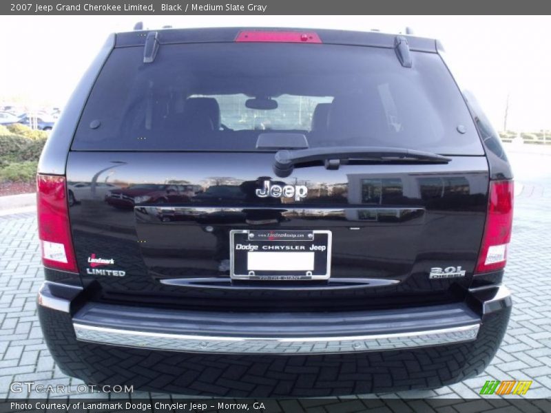 Black / Medium Slate Gray 2007 Jeep Grand Cherokee Limited