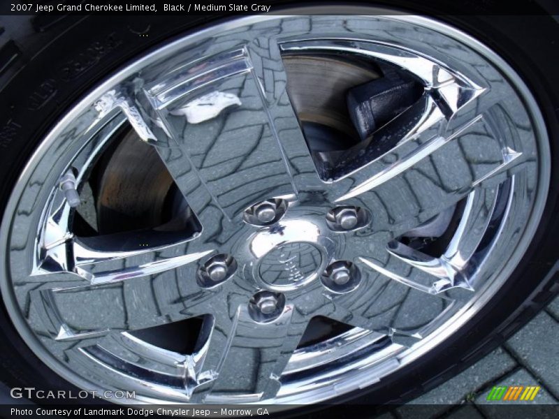 Black / Medium Slate Gray 2007 Jeep Grand Cherokee Limited