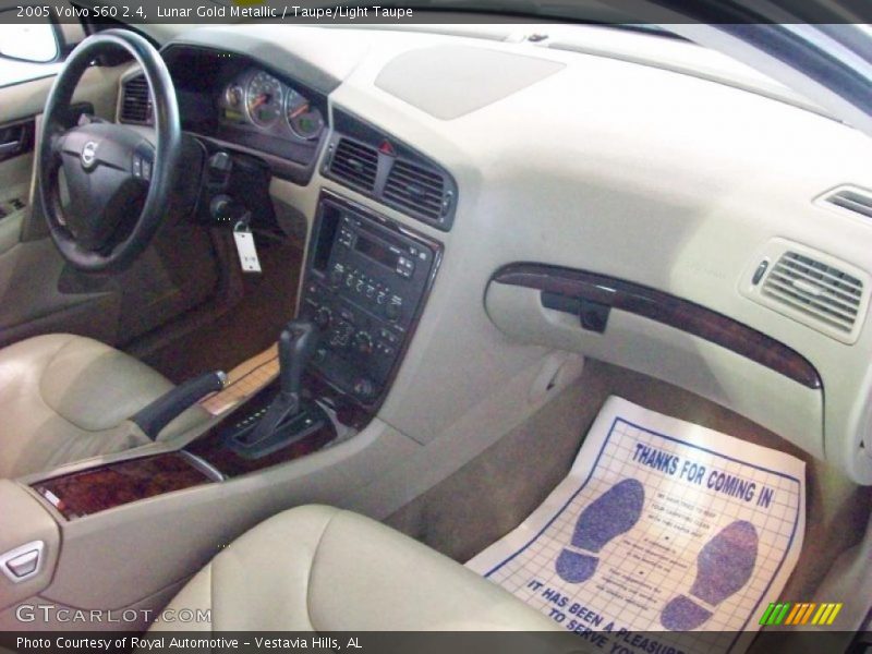 Lunar Gold Metallic / Taupe/Light Taupe 2005 Volvo S60 2.4