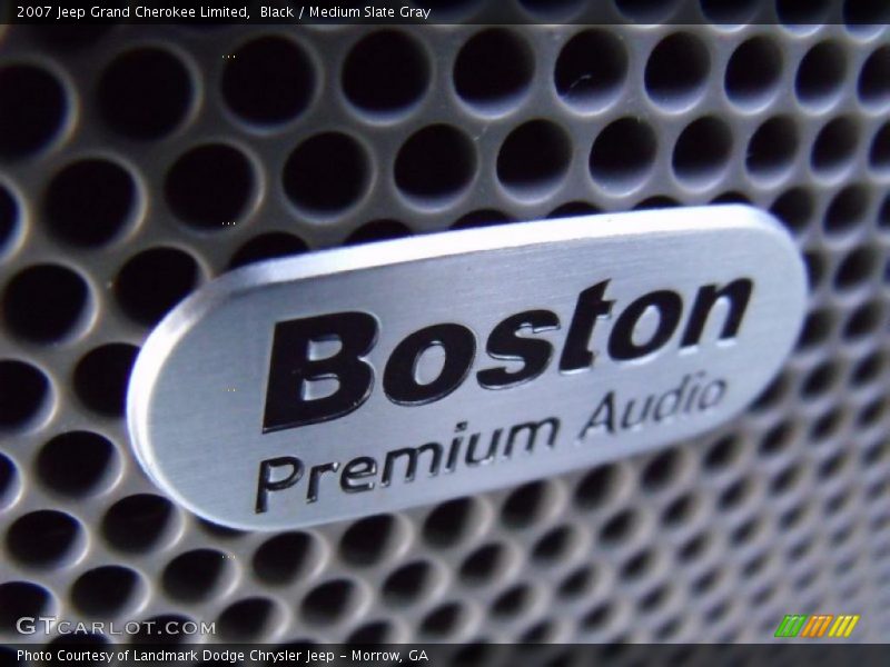 Black / Medium Slate Gray 2007 Jeep Grand Cherokee Limited