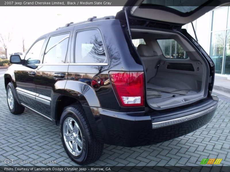 Black / Medium Slate Gray 2007 Jeep Grand Cherokee Limited