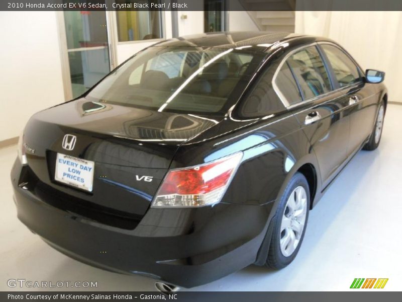 Crystal Black Pearl / Black 2010 Honda Accord EX V6 Sedan