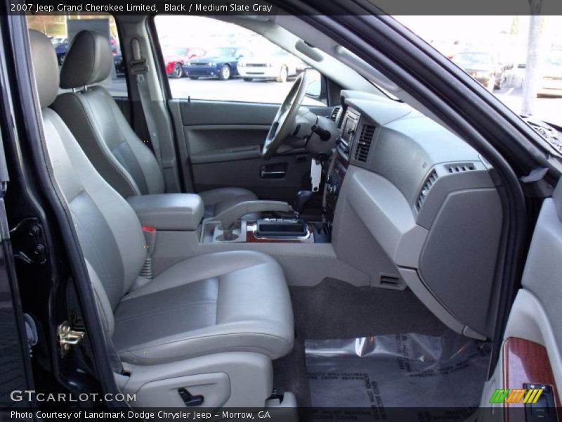 Black / Medium Slate Gray 2007 Jeep Grand Cherokee Limited