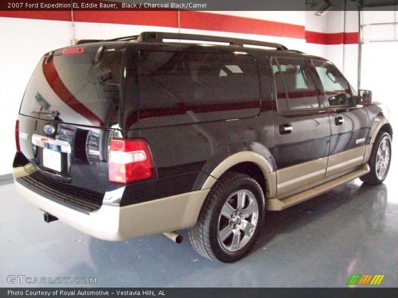 Black / Charcoal Black/Camel 2007 Ford Expedition EL Eddie Bauer