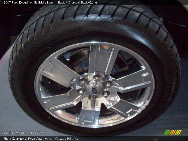 Black / Charcoal Black/Camel 2007 Ford Expedition EL Eddie Bauer
