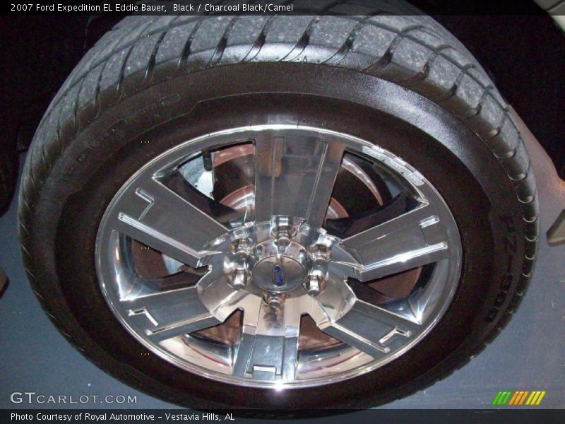 Black / Charcoal Black/Camel 2007 Ford Expedition EL Eddie Bauer