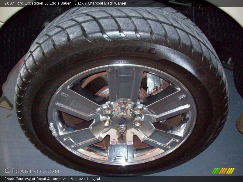 Black / Charcoal Black/Camel 2007 Ford Expedition EL Eddie Bauer
