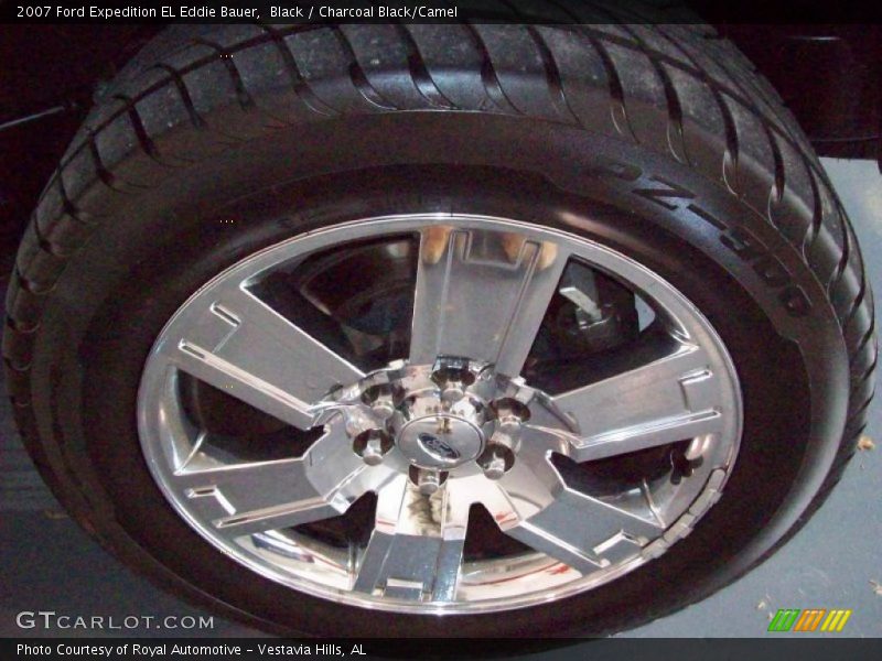 Black / Charcoal Black/Camel 2007 Ford Expedition EL Eddie Bauer