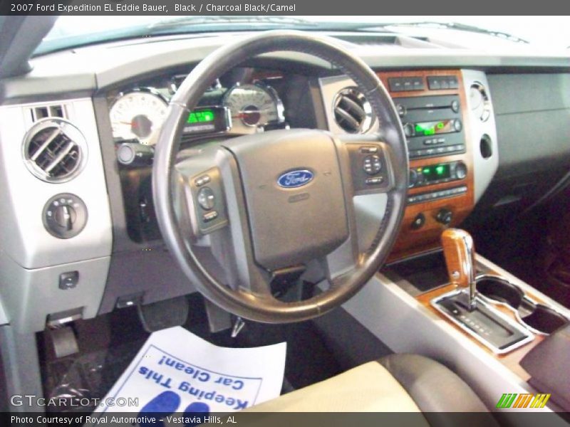 Black / Charcoal Black/Camel 2007 Ford Expedition EL Eddie Bauer