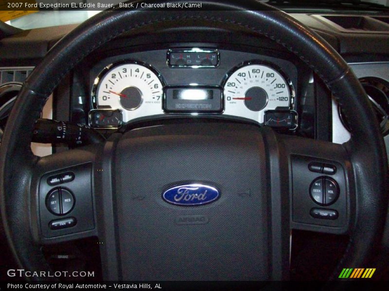 Black / Charcoal Black/Camel 2007 Ford Expedition EL Eddie Bauer