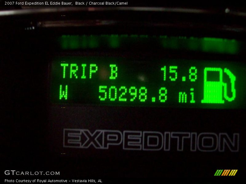 Black / Charcoal Black/Camel 2007 Ford Expedition EL Eddie Bauer