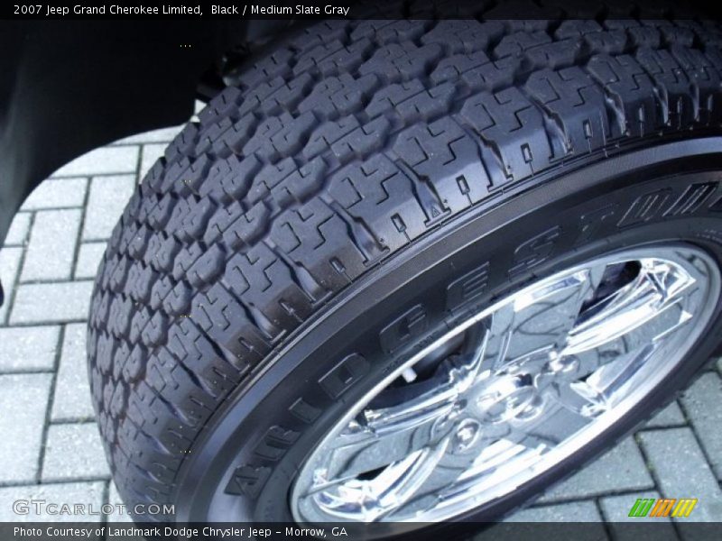 Black / Medium Slate Gray 2007 Jeep Grand Cherokee Limited
