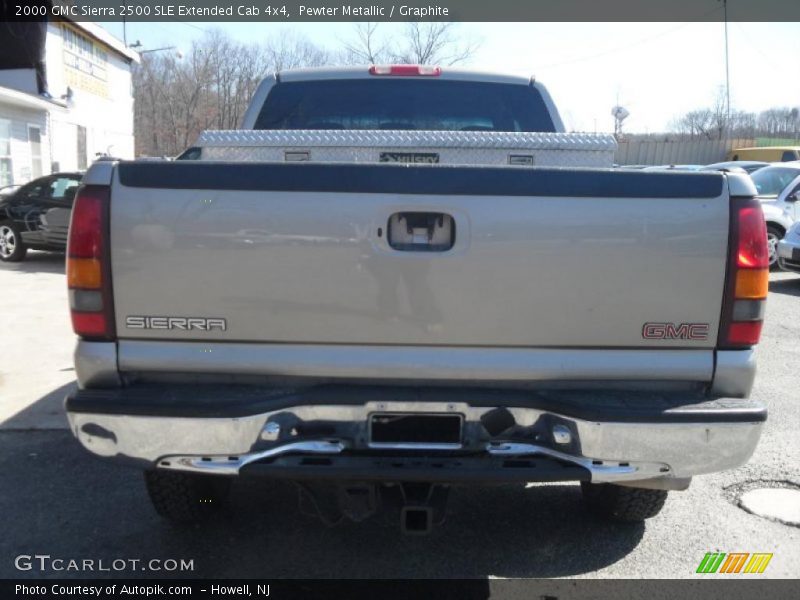Pewter Metallic / Graphite 2000 GMC Sierra 2500 SLE Extended Cab 4x4