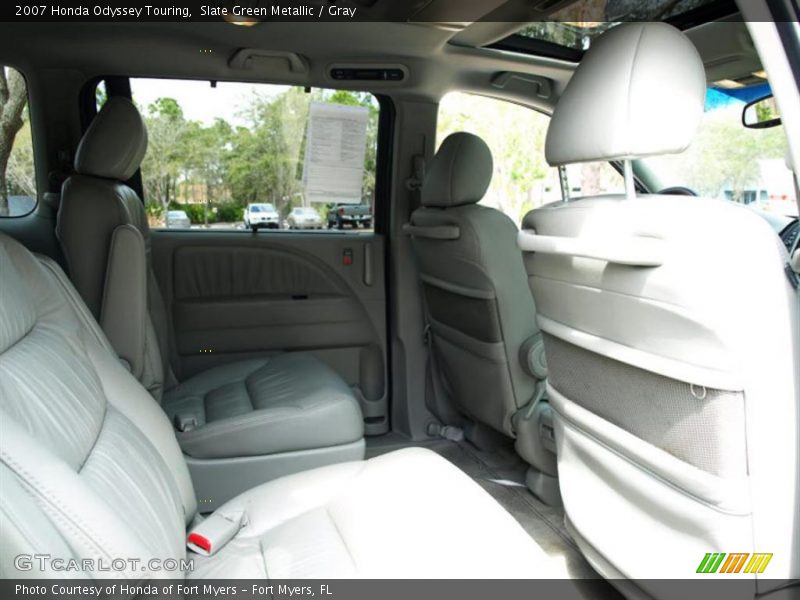 Slate Green Metallic / Gray 2007 Honda Odyssey Touring