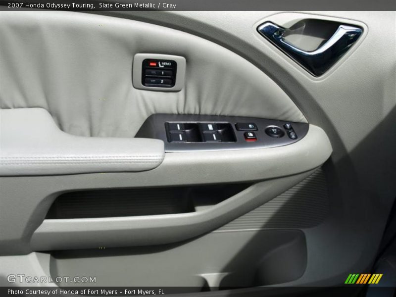 Slate Green Metallic / Gray 2007 Honda Odyssey Touring