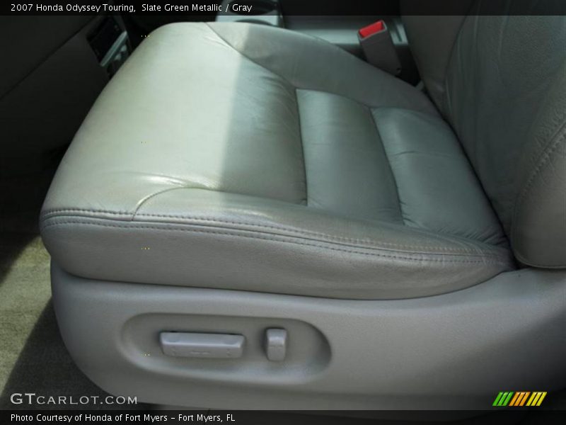 Slate Green Metallic / Gray 2007 Honda Odyssey Touring