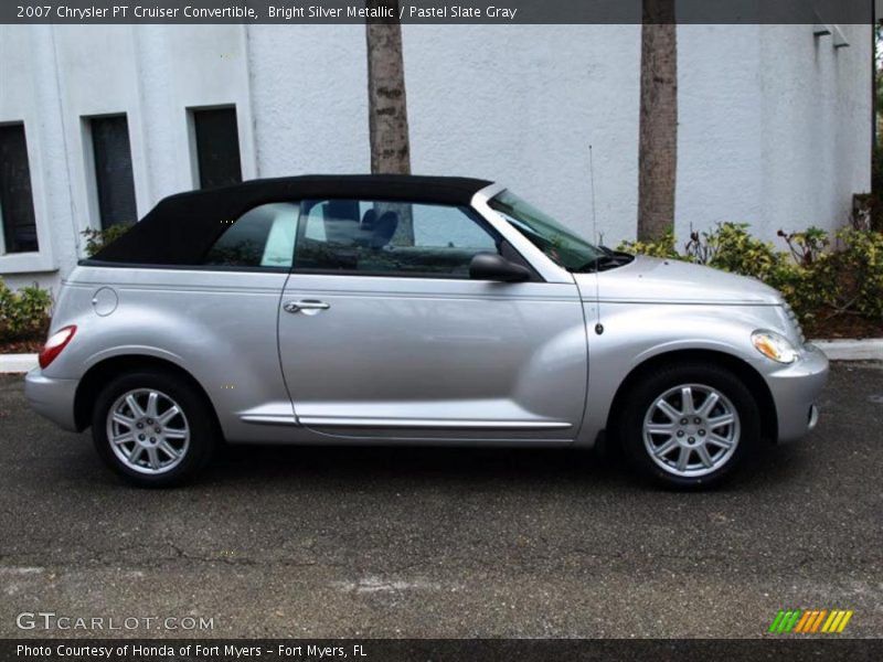 Bright Silver Metallic / Pastel Slate Gray 2007 Chrysler PT Cruiser Convertible