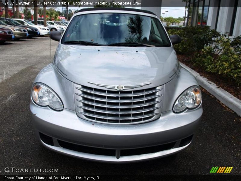 Bright Silver Metallic / Pastel Slate Gray 2007 Chrysler PT Cruiser Convertible