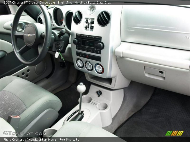 Bright Silver Metallic / Pastel Slate Gray 2007 Chrysler PT Cruiser Convertible