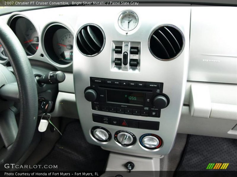 Bright Silver Metallic / Pastel Slate Gray 2007 Chrysler PT Cruiser Convertible