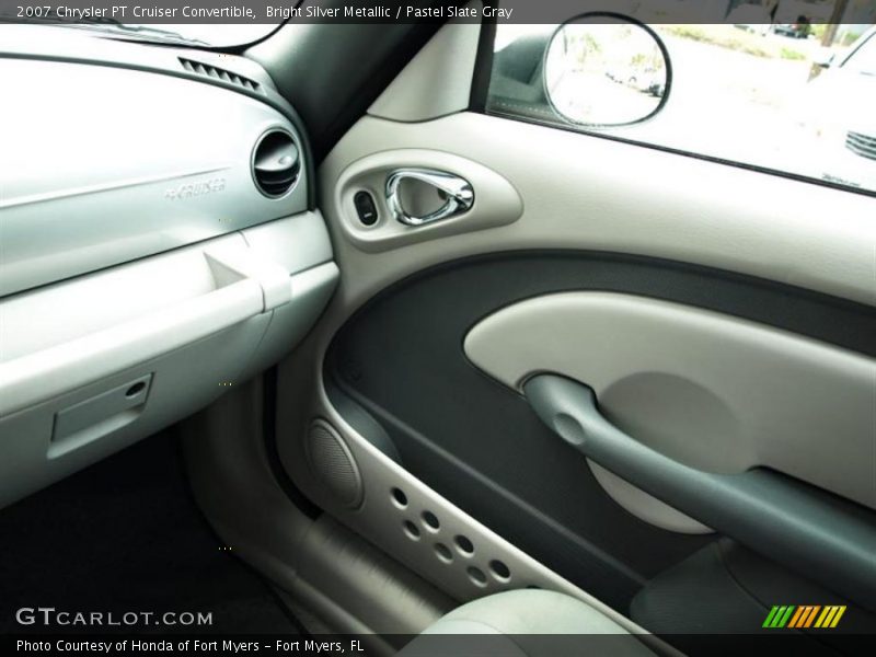 Bright Silver Metallic / Pastel Slate Gray 2007 Chrysler PT Cruiser Convertible