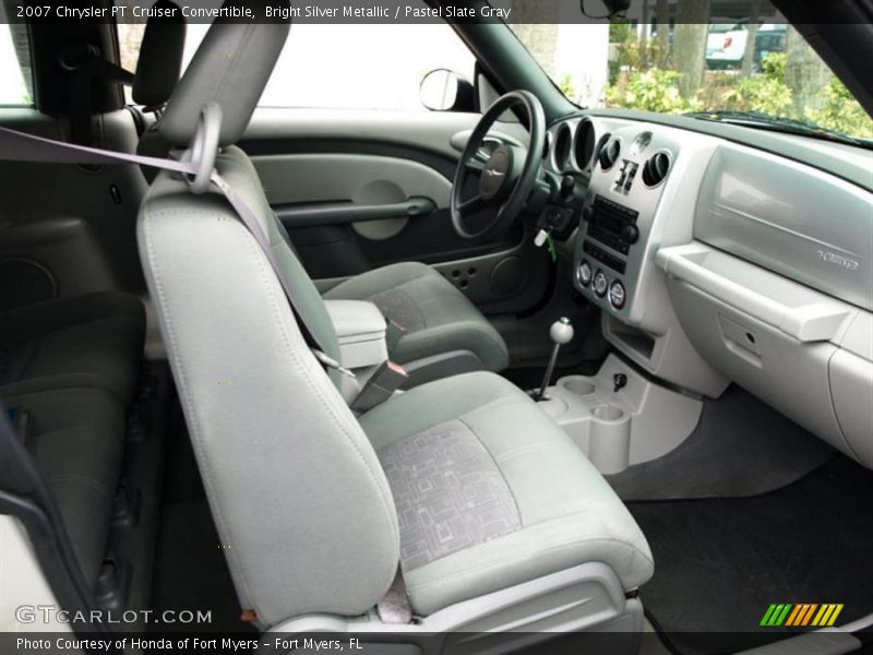 Bright Silver Metallic / Pastel Slate Gray 2007 Chrysler PT Cruiser Convertible