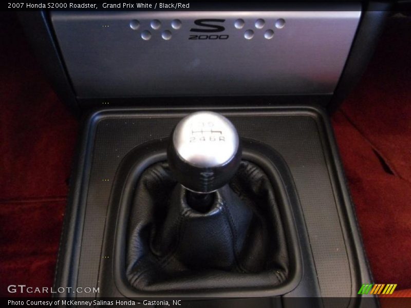 Grand Prix White / Black/Red 2007 Honda S2000 Roadster