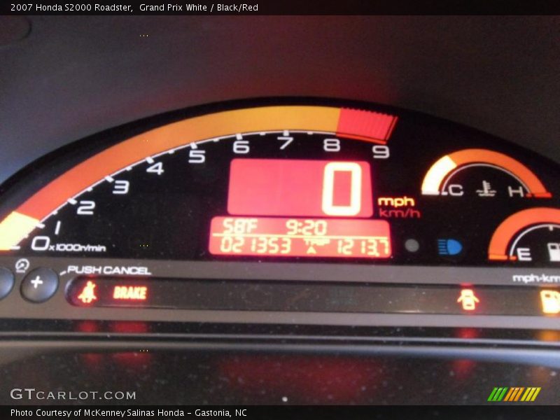 Grand Prix White / Black/Red 2007 Honda S2000 Roadster