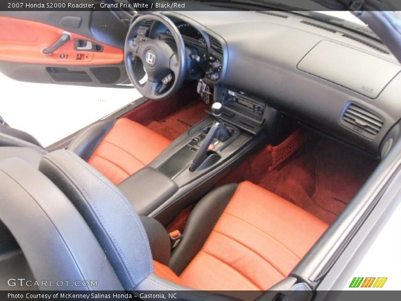 Grand Prix White / Black/Red 2007 Honda S2000 Roadster