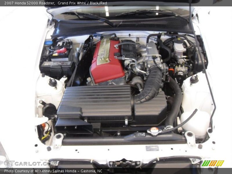 Grand Prix White / Black/Red 2007 Honda S2000 Roadster