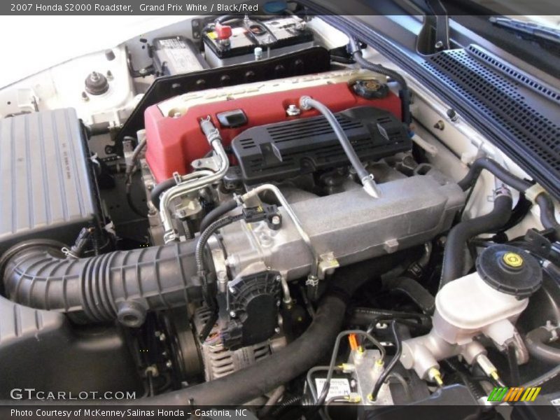 Grand Prix White / Black/Red 2007 Honda S2000 Roadster