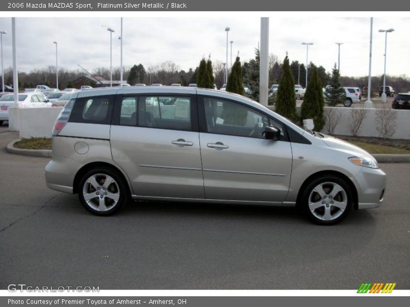Platinum Silver Metallic / Black 2006 Mazda MAZDA5 Sport