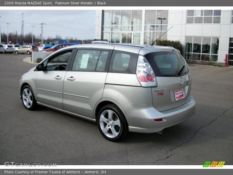 Platinum Silver Metallic / Black 2006 Mazda MAZDA5 Sport