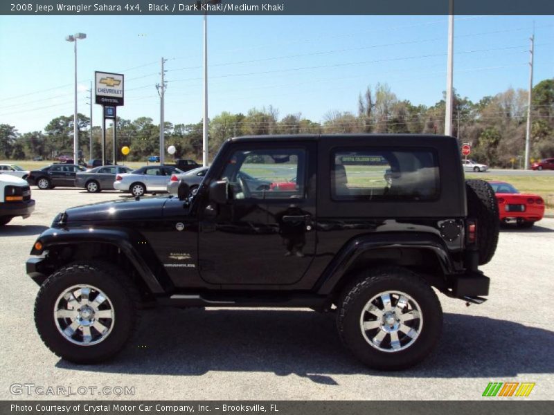 Black / Dark Khaki/Medium Khaki 2008 Jeep Wrangler Sahara 4x4