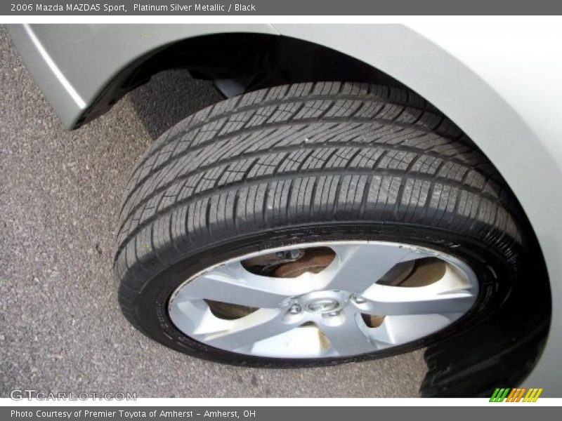 Platinum Silver Metallic / Black 2006 Mazda MAZDA5 Sport