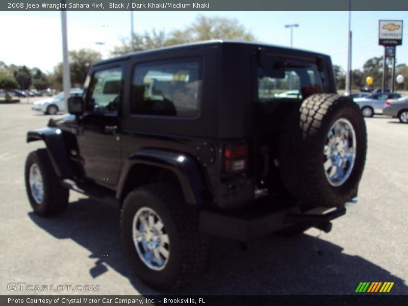 Black / Dark Khaki/Medium Khaki 2008 Jeep Wrangler Sahara 4x4