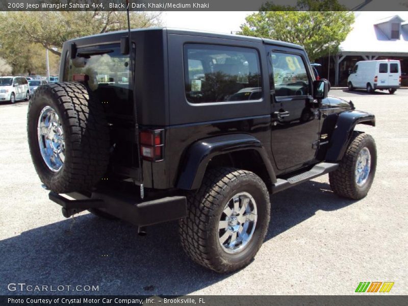 Black / Dark Khaki/Medium Khaki 2008 Jeep Wrangler Sahara 4x4