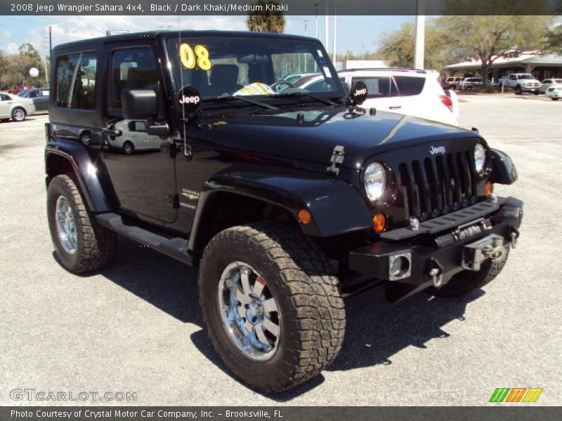 Black / Dark Khaki/Medium Khaki 2008 Jeep Wrangler Sahara 4x4