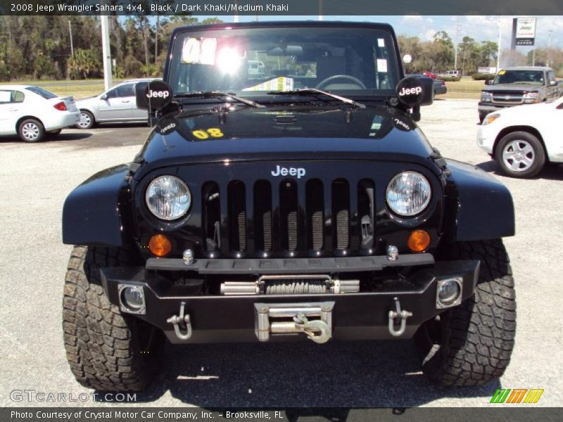 Black / Dark Khaki/Medium Khaki 2008 Jeep Wrangler Sahara 4x4