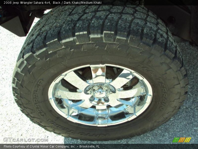 Black / Dark Khaki/Medium Khaki 2008 Jeep Wrangler Sahara 4x4