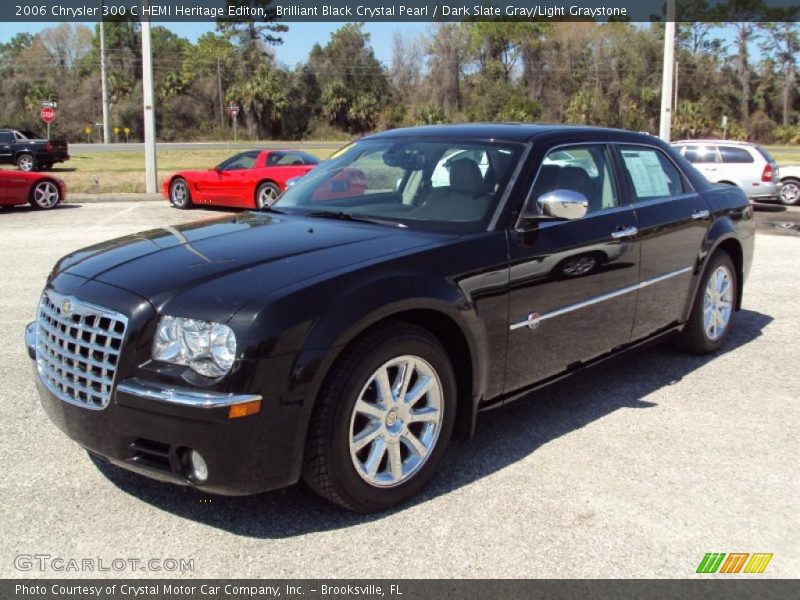 Brilliant Black Crystal Pearl / Dark Slate Gray/Light Graystone 2006 Chrysler 300 C HEMI Heritage Editon