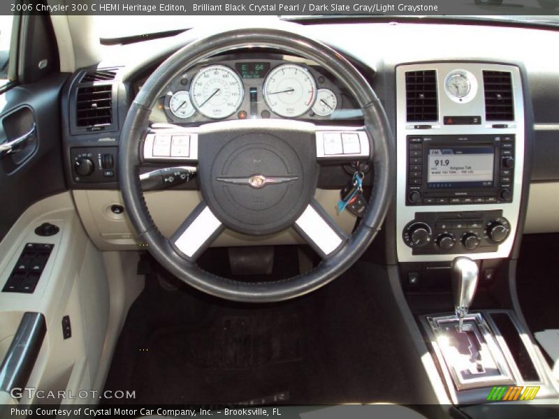 Brilliant Black Crystal Pearl / Dark Slate Gray/Light Graystone 2006 Chrysler 300 C HEMI Heritage Editon