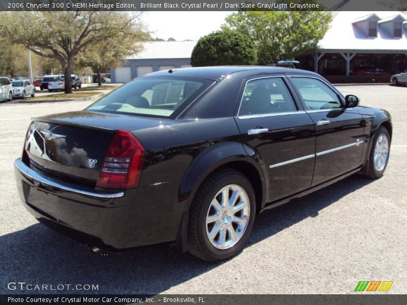 Brilliant Black Crystal Pearl / Dark Slate Gray/Light Graystone 2006 Chrysler 300 C HEMI Heritage Editon