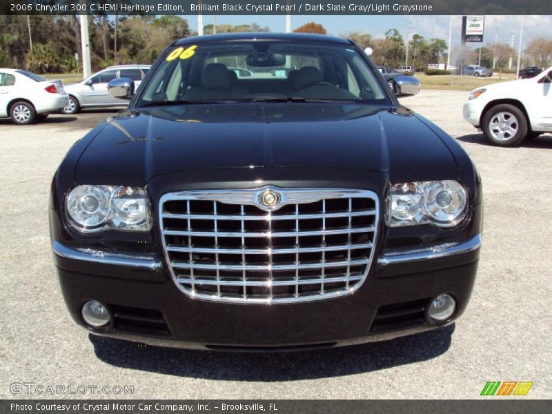 Brilliant Black Crystal Pearl / Dark Slate Gray/Light Graystone 2006 Chrysler 300 C HEMI Heritage Editon