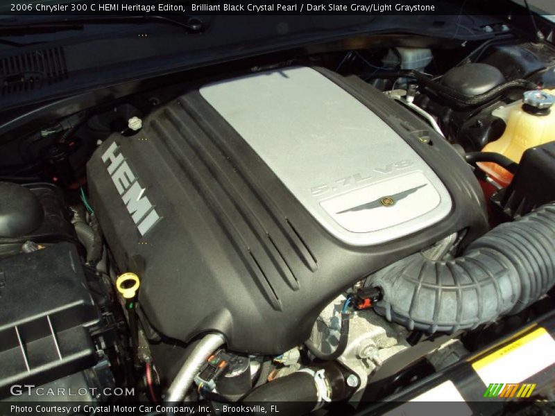 Brilliant Black Crystal Pearl / Dark Slate Gray/Light Graystone 2006 Chrysler 300 C HEMI Heritage Editon