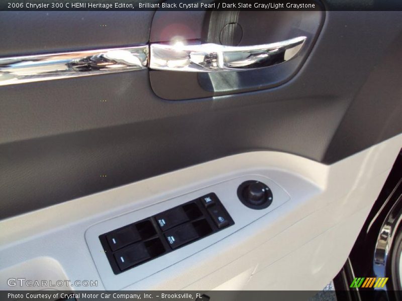 Brilliant Black Crystal Pearl / Dark Slate Gray/Light Graystone 2006 Chrysler 300 C HEMI Heritage Editon