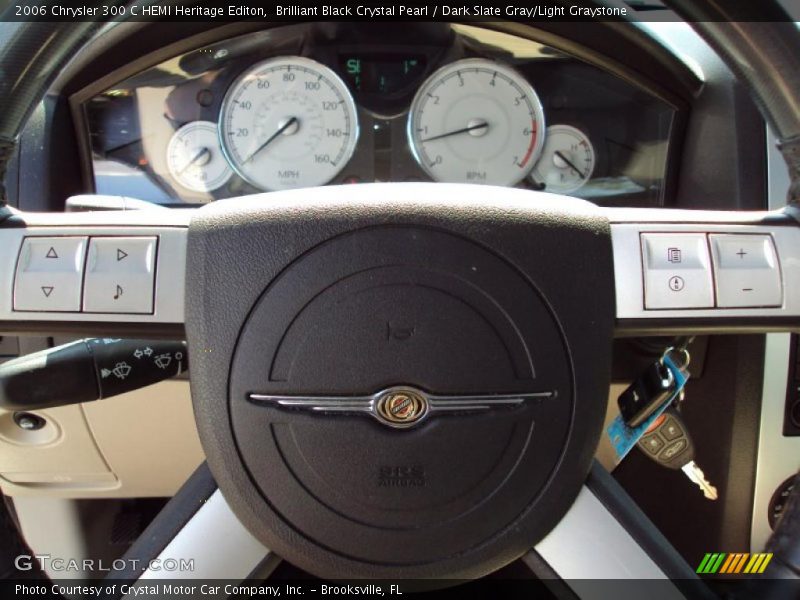 Brilliant Black Crystal Pearl / Dark Slate Gray/Light Graystone 2006 Chrysler 300 C HEMI Heritage Editon
